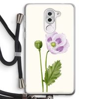 Purple poppy: Honor 6X Transparant Hoesje met koord
