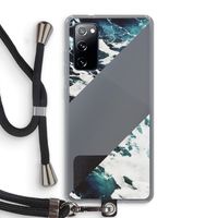 Golven: Samsung Galaxy S20 FE / S20 FE 5G Transparant Hoesje met koord