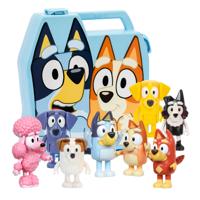 Bluey Play & Go Koffer met 8 Speelfiguren - thumbnail