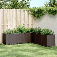 Plantenbak 160x160x53 cm polypropeen bruin Plantenbak 160x160x53 cm polypropeen bruin