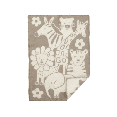 Klippan wiegdeken wol Picnic-Taupe