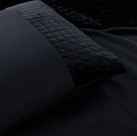 Kussenslopen Velvet Band 2 PACK Zwart Sleeptime - Dekbed-Discounter.nl