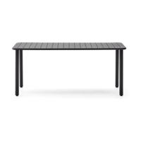 Kave Home Brai tuintafel 180x90 cm gegalvaniseerd Donkergrijs