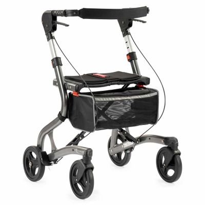 Rollator Trollimaster RG70 (8,6 kg) | MultiMotion | Medium | Inklapbaar | Antraciet | 10050004