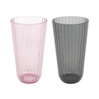 Imperial Kitchen Drinkglas lines kunststof ø8x15cm 450ml