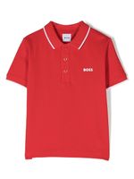 BOSS Kidswear logo-print detail T-shirt - Rouge - thumbnail