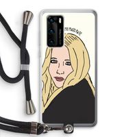 Mary Kate: Huawei P40 Transparant Hoesje met koord