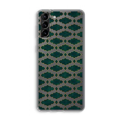 Moroccan tiles: Samsung Galaxy S21 Plus Transparant Hoesje