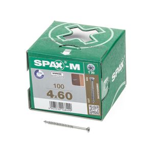 Spax-m t20 dd boorp 4,0x60(100)