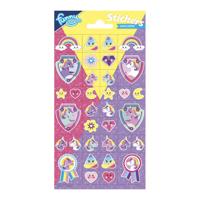 Totum Stickervel glitter - eenhoorn Totum Stickervel glitter - eenhoorn