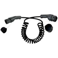 ROLINE Auto oplaadkabel Type2, 3-fase, 480VAC (3P+N+E), 16 A, 11 kW, spiraalkabel (bruikbaar 1,8m)