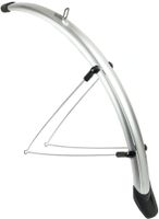 Eurofender Spatbordenset Rapido 28 inch 46 mm kunststof zilver - thumbnail