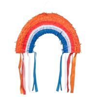 Pinata Regenboog Oranje Rood Wit Blauw - thumbnail