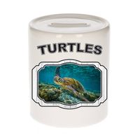 Dieren liefhebber zee schildpad spaarpot - schildpadden cadeau - Spaarpotten