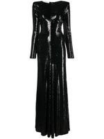 Philosophy Di Lorenzo Serafini robe longue à dos ouvert - Noir