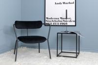 Nohr Fauteuil Traver Velvet - Zwart - thumbnail