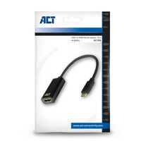 ACT AC7305 video kabel adapter 0,15 m USB Type-C HDMI Type A (Standaard) Zwart - thumbnail