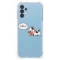 Samsung Galaxy A13 (4G) Stevig Bumper Hoesje Cow - thumbnail