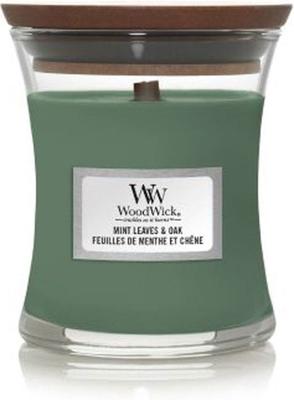 Mint Leaves & Oak Mini Candle - Woodwick