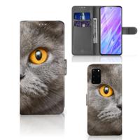 Telefoonhoesje | Met pasjeshouder | Samsung Galaxy S20 Plus Britse Korthaar
