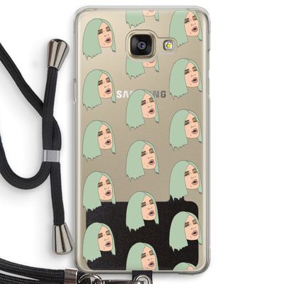 King Kylie: Samsung Galaxy A5 (2016) Transparant Hoesje met koord