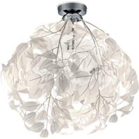 LED Plafondlamp - Moderne Chroom Plafondverlichting - E27 Fitting - Aluminium