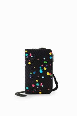 Grote portemonnee met druppels - BLACK - U