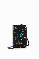 Grote portemonnee met druppels - BLACK - U