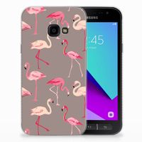 Samsung Galaxy Xcover 4 | Xcover 4s TPU Hoesje Flamingo - thumbnail