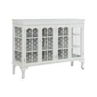 Dressoir DKD Home Decor Wit Kristal Spar 142,5 x 40,5 x 101,5 cm