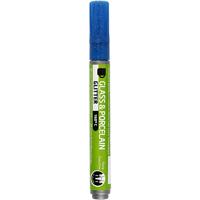 Creativ Company Glas- en porseleinstift glitter semi-dekkend - blauw