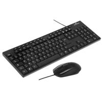 Toetsenbordmuispakket - BLUESTORK - MEDIA OFFICE - Bedraad - Azerty - Windows-compatibel - Zwart