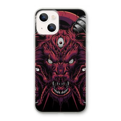 Hell Hound and Serpents: iPhone 13 mini Transparant Hoesje