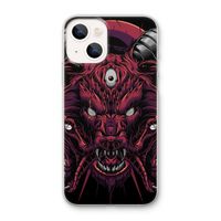 Hell Hound and Serpents: iPhone 13 mini Transparant Hoesje