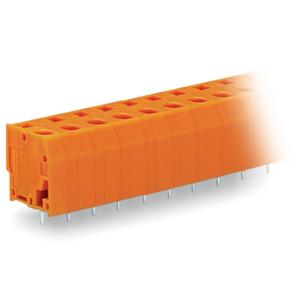 WAGO 739-237 Veerkrachtklemblok 2.50 mm² Aantal polen 7 Oranje 80 stuk(s)