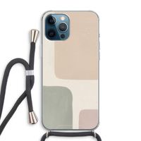 Geo #7: iPhone 12 Pro Max Transparant Hoesje met koord