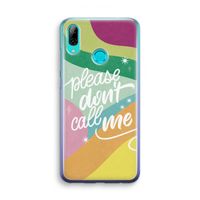Don't call: Huawei P Smart (2019) Transparant Hoesje
