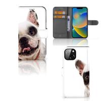 Apple iPhone 14 | Telefoonhoesje | Met pasjeshouder | Franse Bulldog