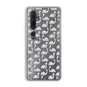 Zwanen: Xiaomi Mi Note 10 Pro Transparant Hoesje