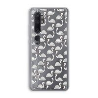 Zwanen: Xiaomi Mi Note 10 Pro Transparant Hoesje