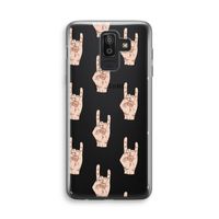 Rock: Samsung Galaxy J8 (2018) Transparant Hoesje