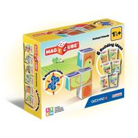 Geomag Magicube Printed Animal Friends & Cards 7 stuks