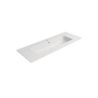 Wastafel Keramiek Sapho Pura 122x46 cm Mat Wit Wastafel Keramiek Sapho Pura 122x46 cm Mat Wit