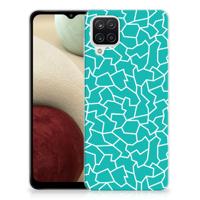 Samsung Galaxy A12 | Hoesje maken | Cracks Blue