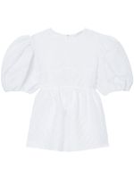 Cecilie Bahnsen blouse Summer à manches bouffantes - Blanc