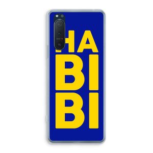 Habibi Blue: Sony Xperia 5 II Transparant Hoesje