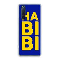 Habibi Blue: Sony Xperia 5 II Transparant Hoesje