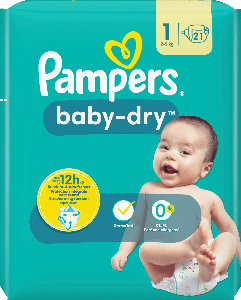 Pampers Pampers Baby Dry Newborn Gr. 1 - 2,5kg 21 Stk.