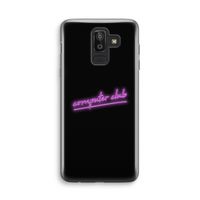 Vice Black: Samsung Galaxy J8 (2018) Transparant Hoesje