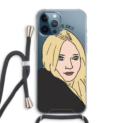 Ashley: iPhone 12 Pro Max Transparant Hoesje met koord